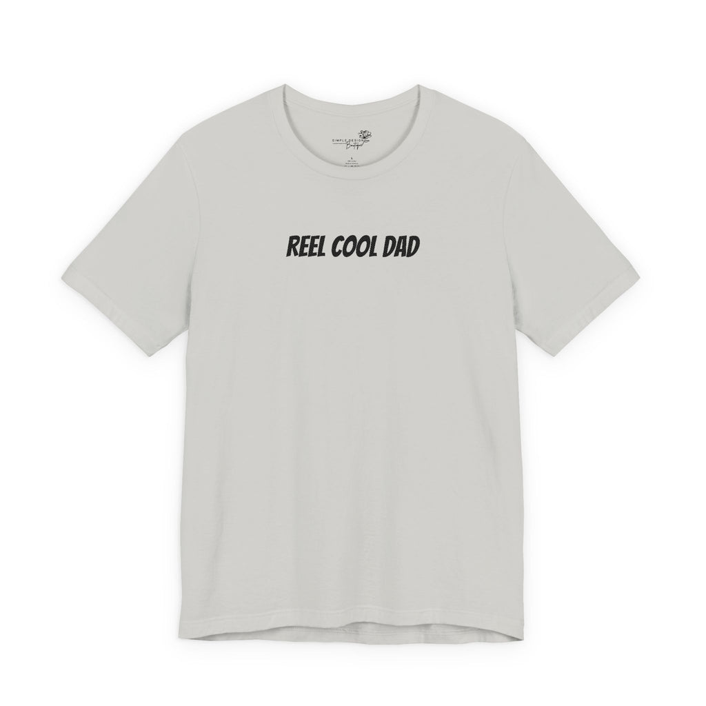 Reel Cool Dad — Embroidered T-Shirt