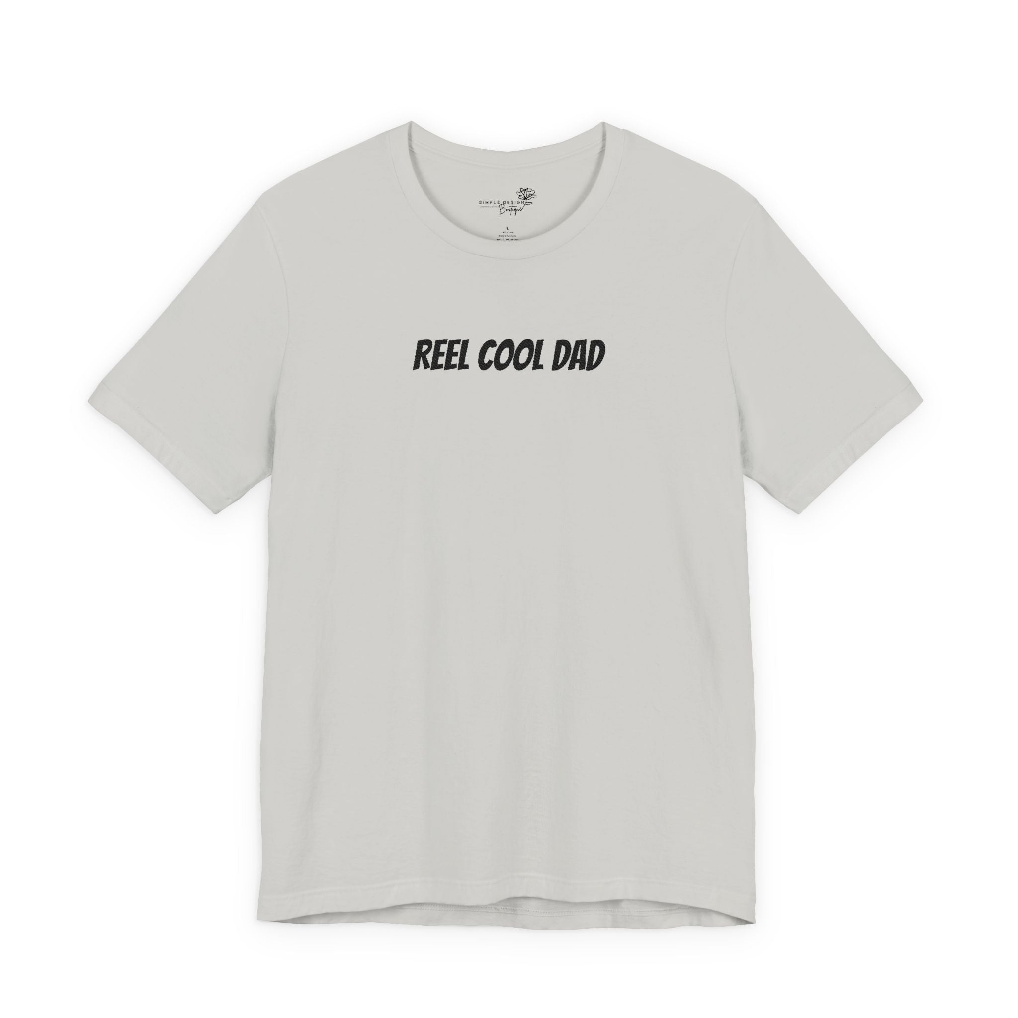 Reel Cool Dad — Embroidered T-Shirt