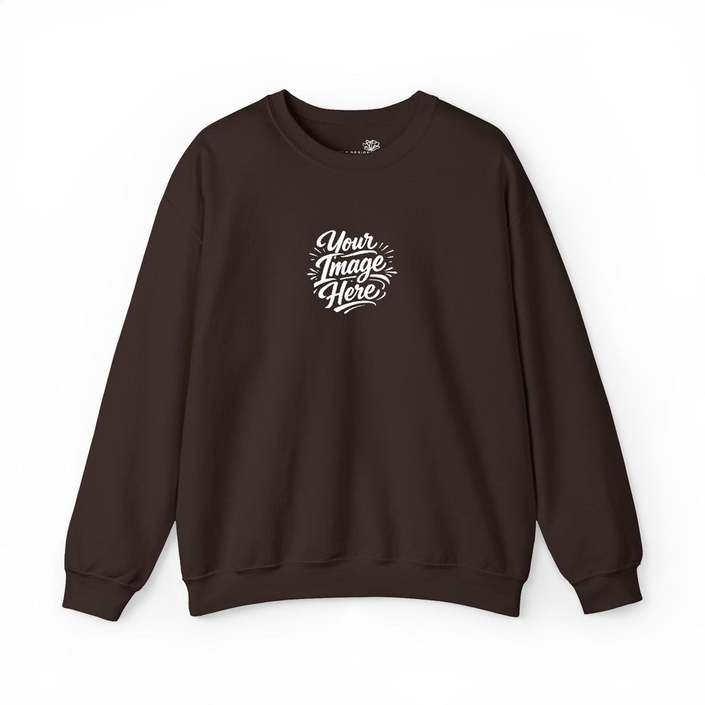 EMBROIDERED Custom Image (Dark Colors/Shades) Pullover Sweatshirts