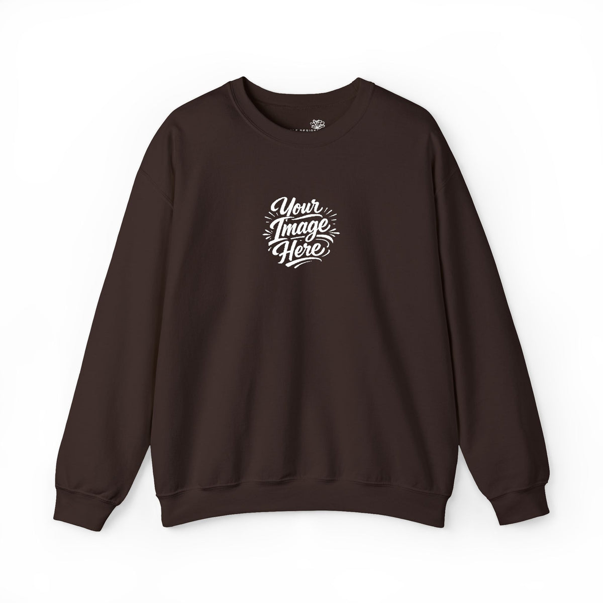 EMBROIDERED Custom Image (Dark Colors/Shades) Pullover Sweatshirts