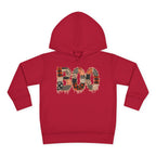 Toddler Hoodie - "BOO" Plaid Halloween Pullover