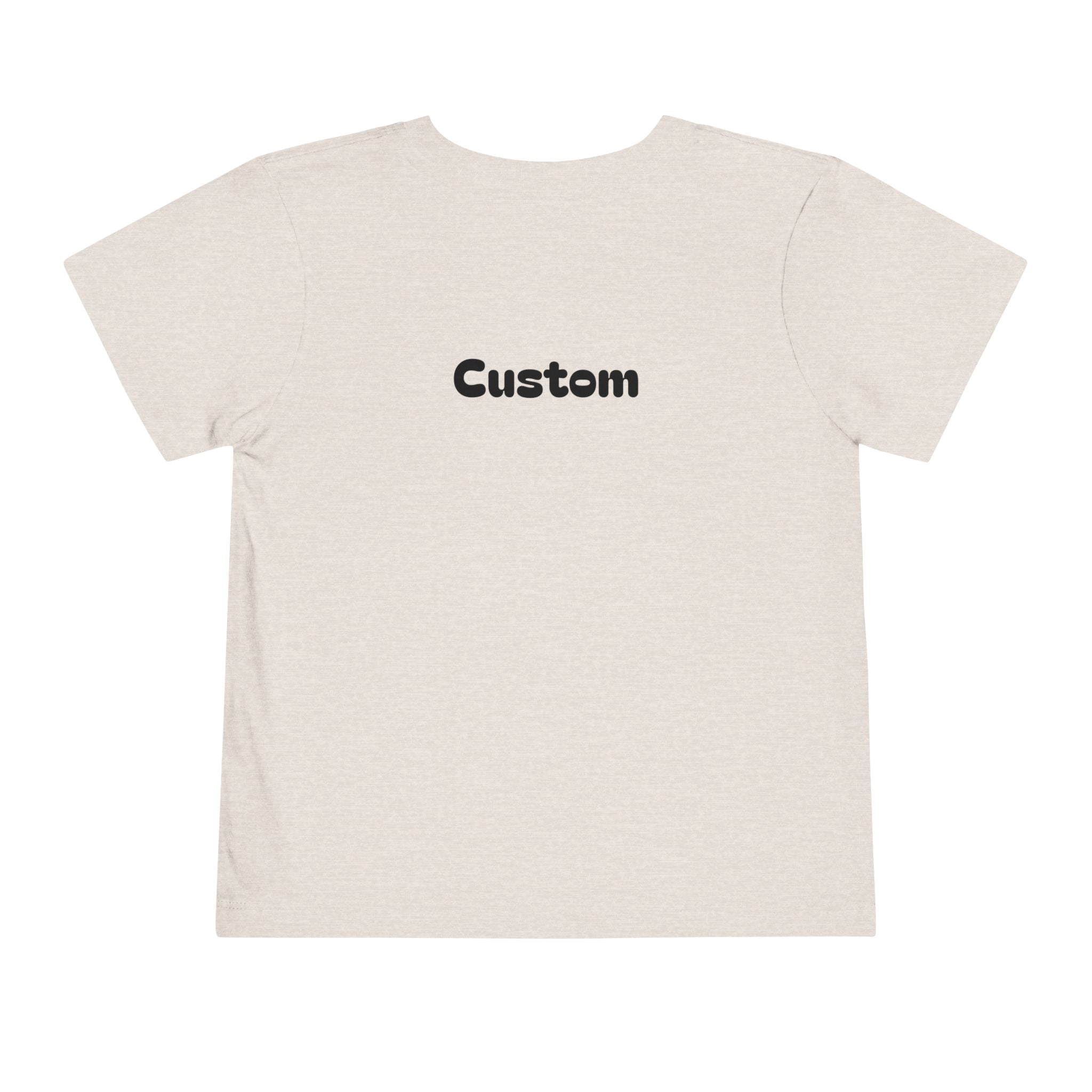 2026 Kindergarten Graduate FRONT & BACK (customize the back) Toddler T-Shirt