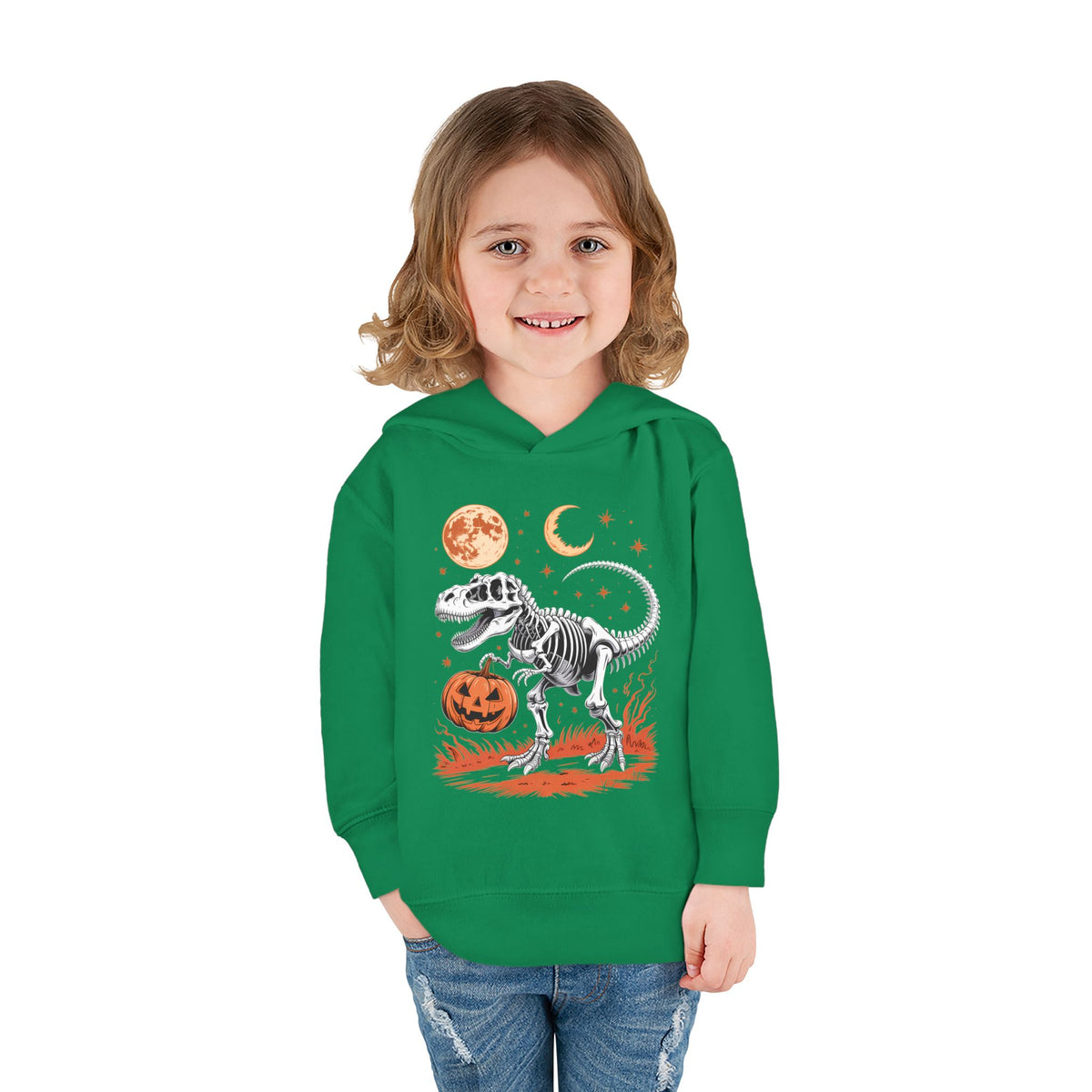 Toddler Halloween Dinosaur Pullover Hoodie