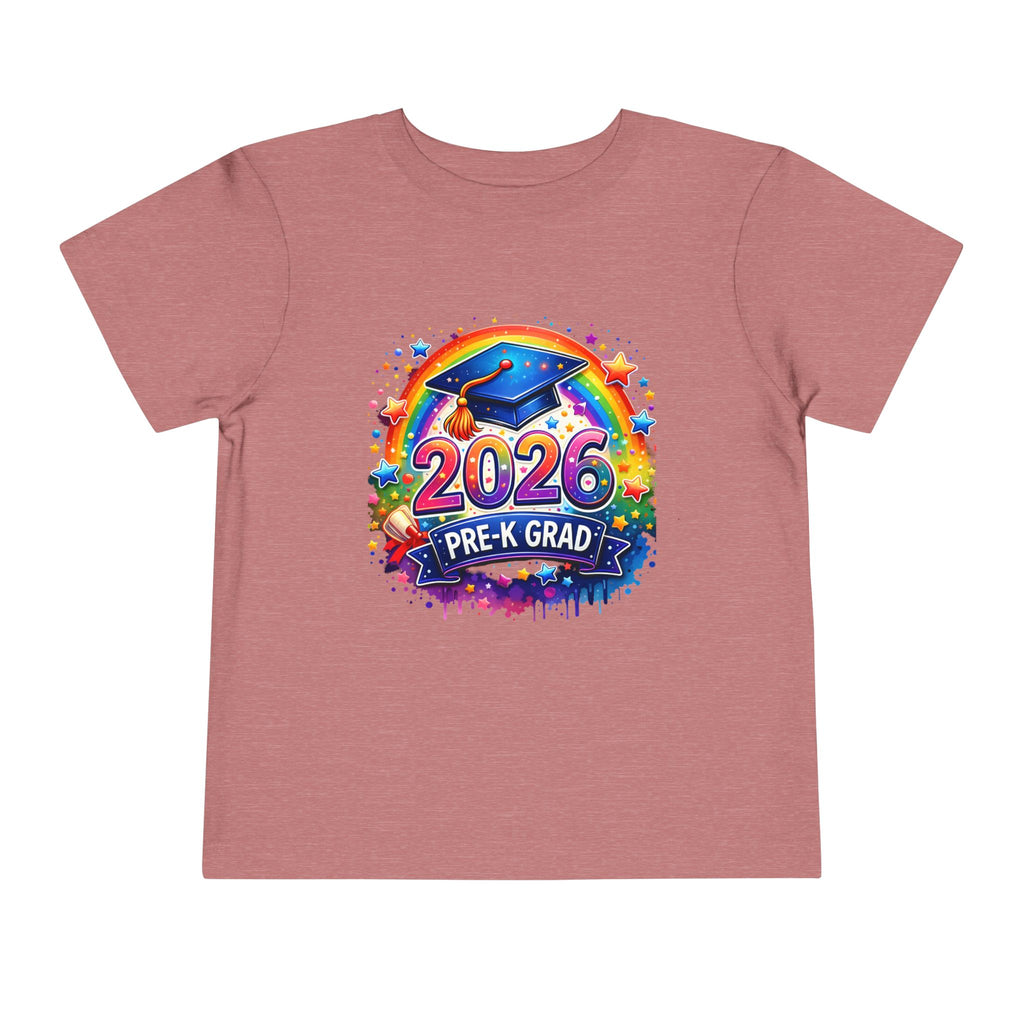 2026 Pre-K Graduate — Vivid Bright Design Toddler T-Shirt