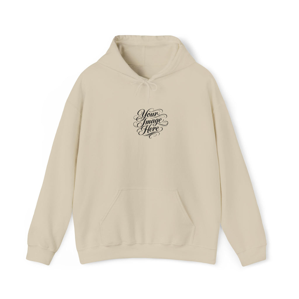 EMBROIDERED Custom Image (Light Colors/Shades) Hoodies