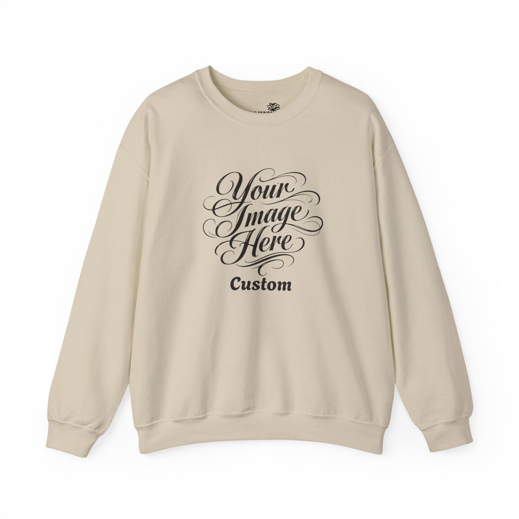 Custom Crewneck Sweatshirt — Custom Image & Optional Text