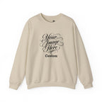 Custom Crewneck Sweatshirt — Custom Image & Optional Text