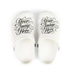 Kids Foam Clogs — Custom Script Graphic EVA Slip-Ons