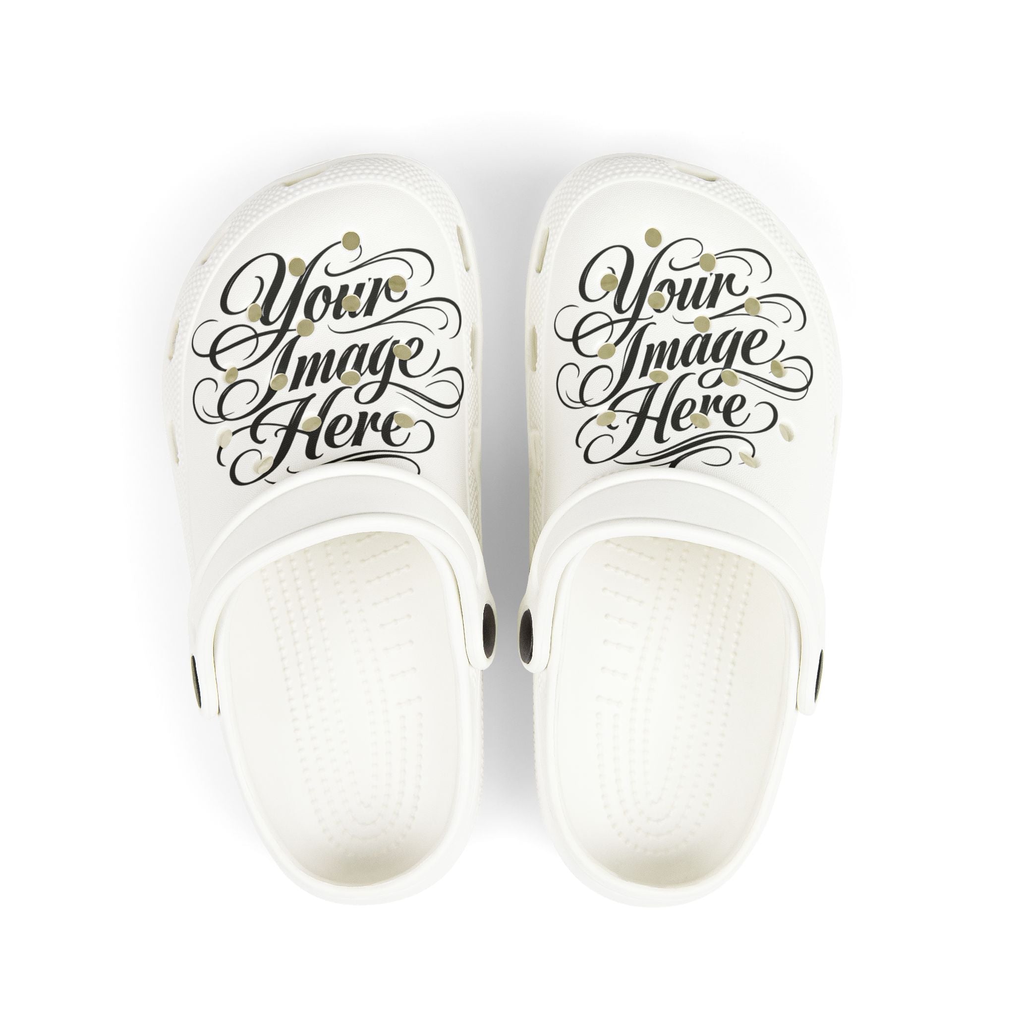 Kids Foam Clogs — Custom Script Graphic EVA Slip-Ons