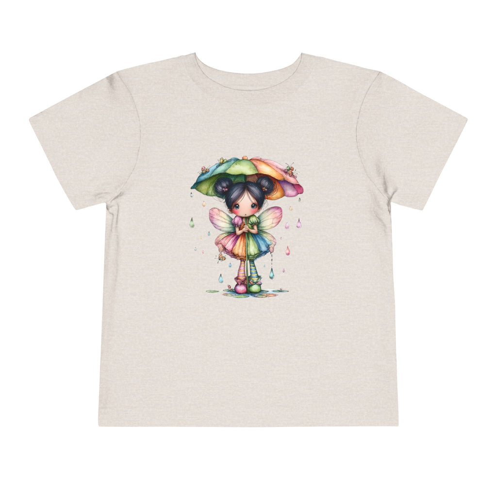 Rainbow Fairy Toddler Tee — Magical Butterfly Fairy Graphic Kids Shirt | 2T–5T
