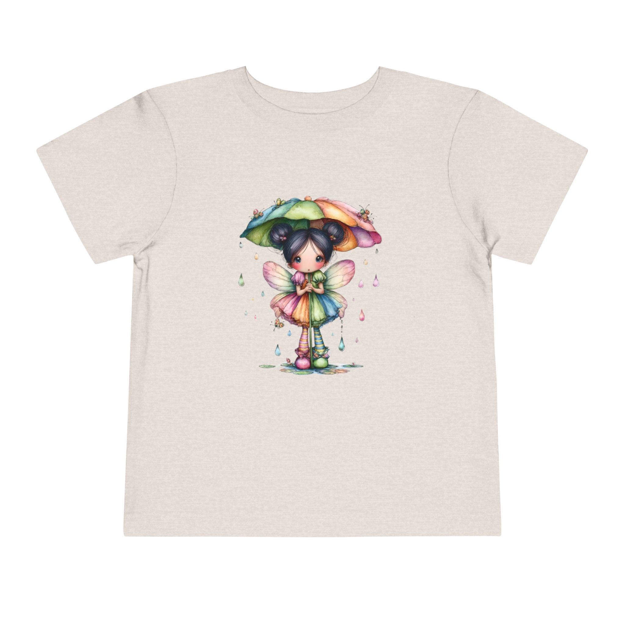 Rainbow Fairy Toddler Tee — Magical Butterfly Fairy Graphic Kids Shirt | 2T–5T