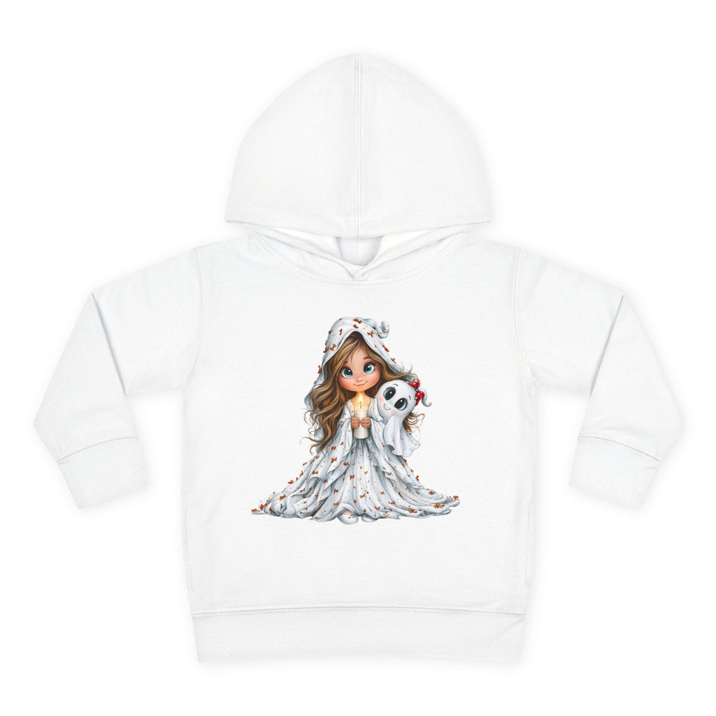 Toddler Girl and Ghost Pullover Hoodie