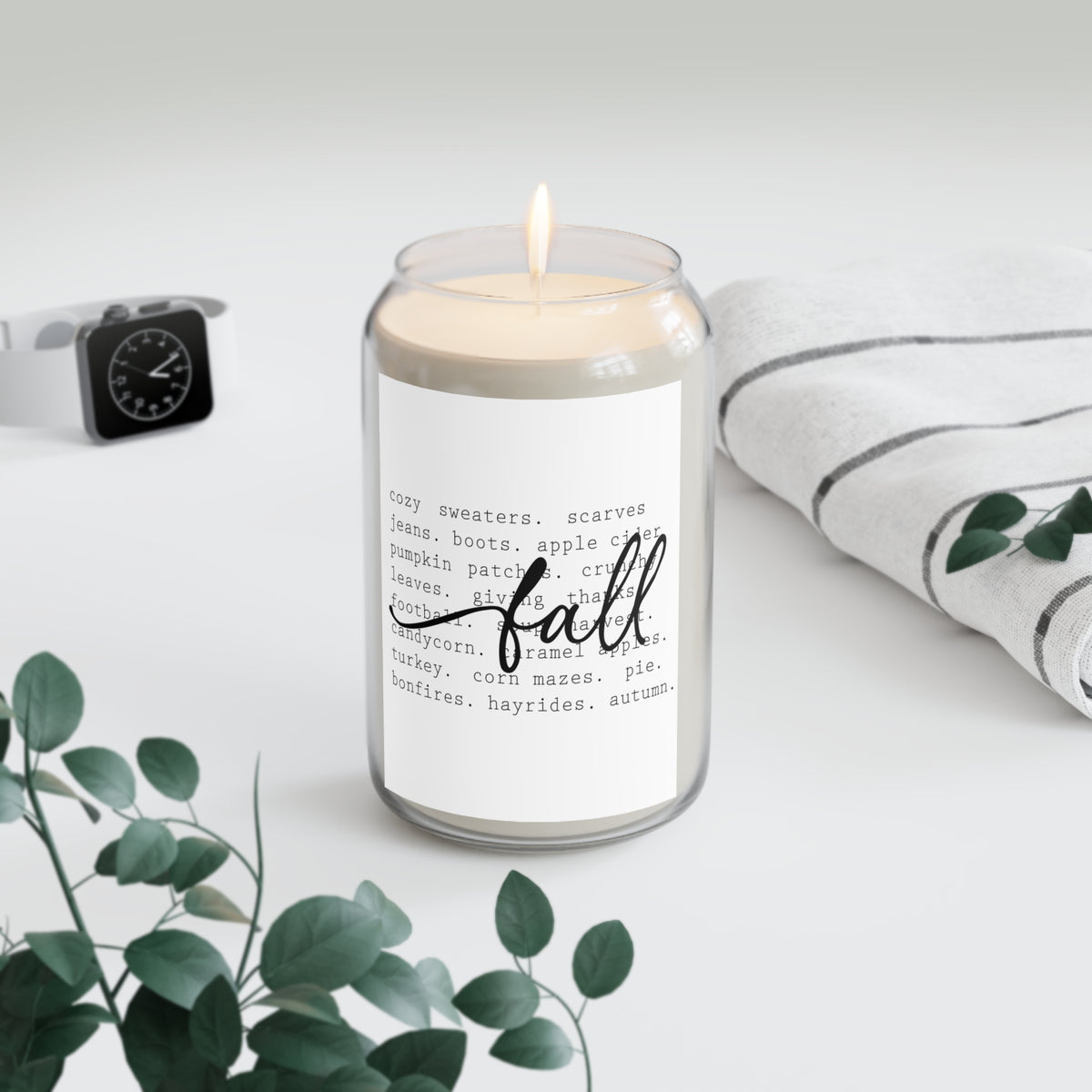 Fall Soy Candle 13.75oz — Cozy Autumn Scented Candle