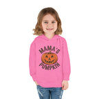 Toddler Hoodie — "Mama's Pumpkin" Halloween Jack-o'-Lantern Pullover
