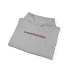 EMBROIDERED Custom Text (Light Colors/Shades) Unisex Hoodies