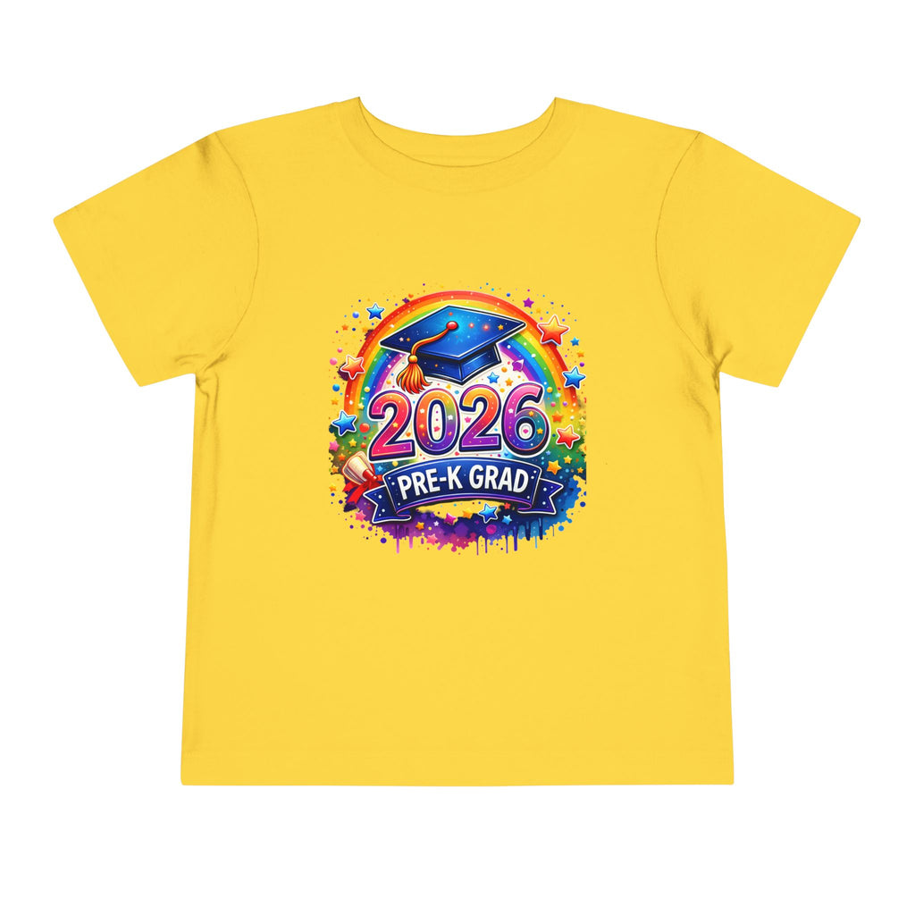 2026 Pre-K Graduate — Vivid Bright Design Toddler T-Shirt