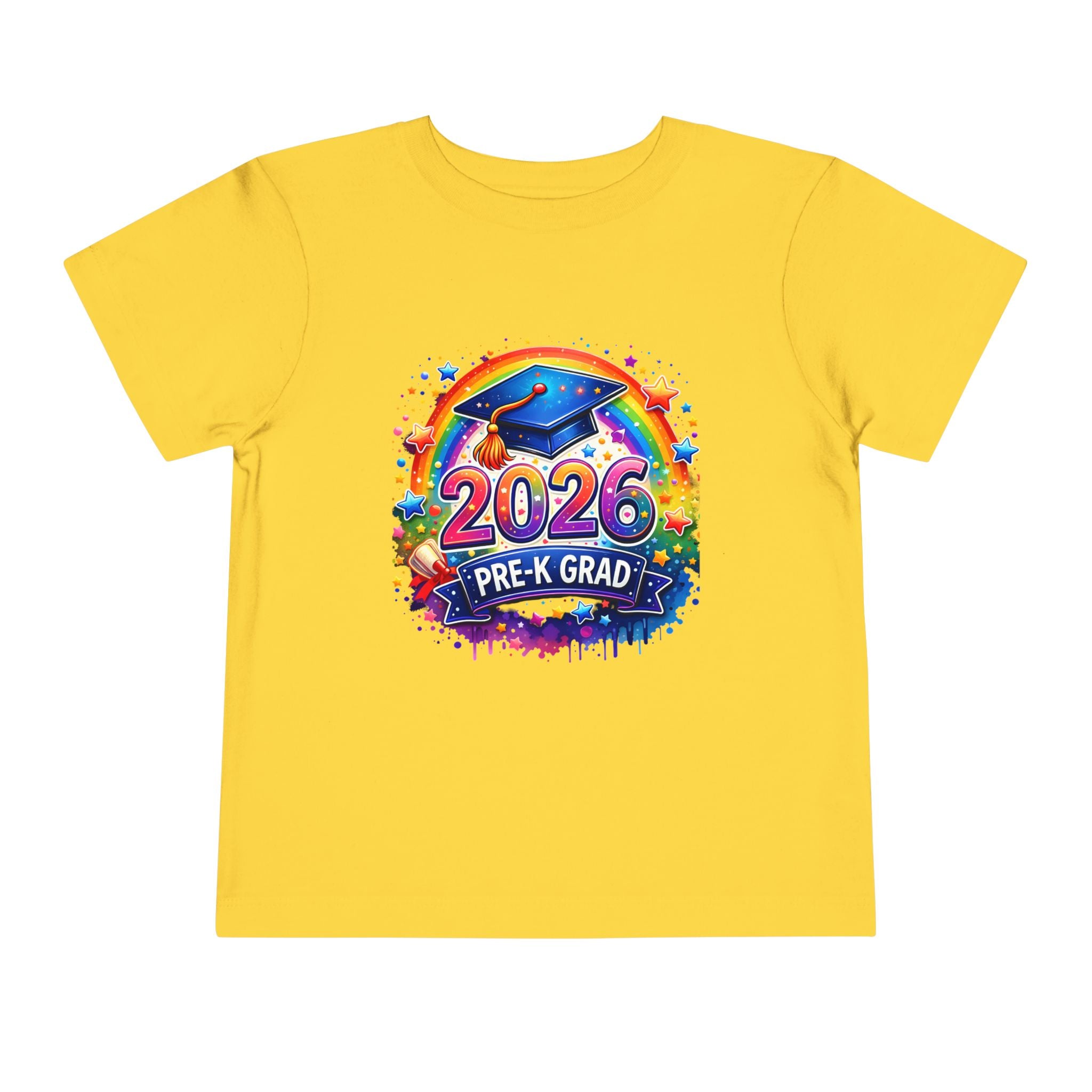 2026 Pre-K Graduate — Vivid Bright Design Toddler T-Shirt