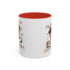 Coffee Mug — "My Alone Time Is for Everyone's Safety" Retro Woman Accent Mug