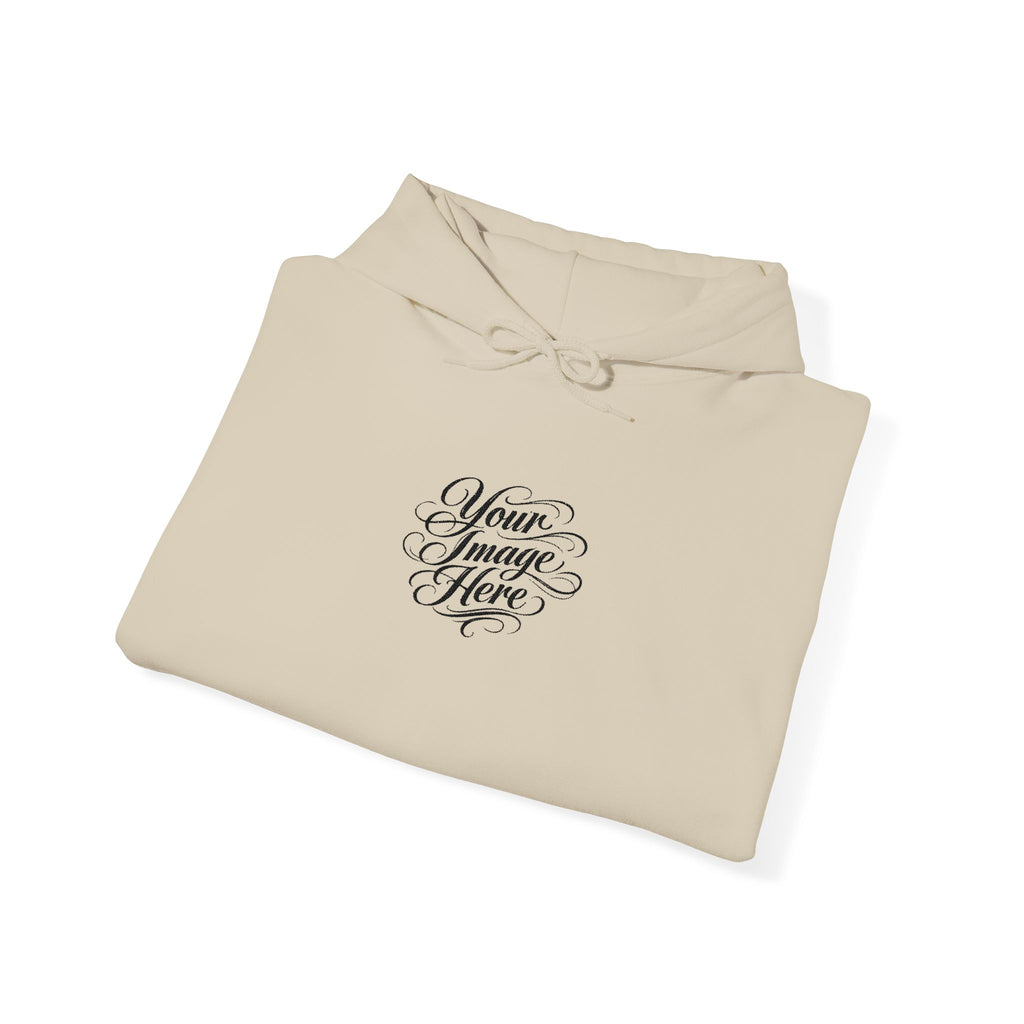 EMBROIDERED Custom Image (Light Colors/Shades) Hoodies