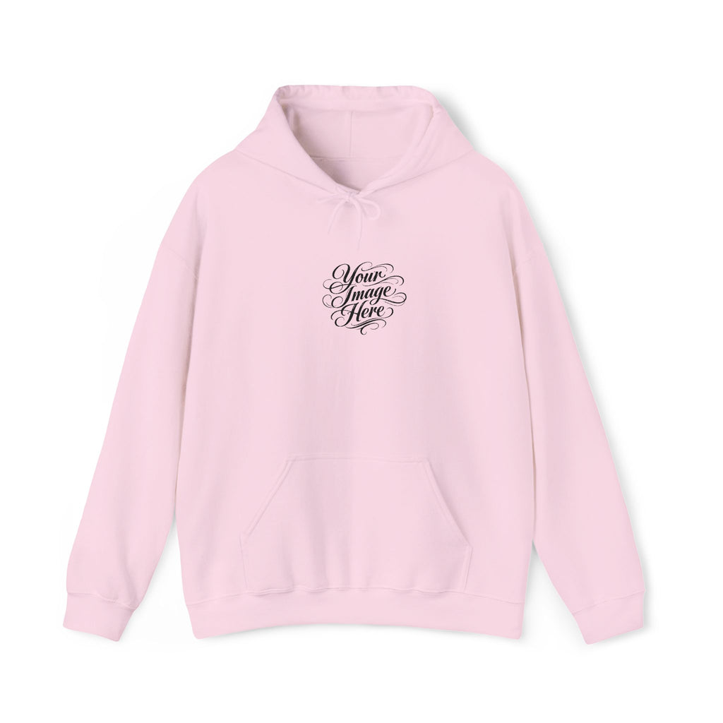 EMBROIDERED Custom Image (Light Colors/Shades) Hoodies