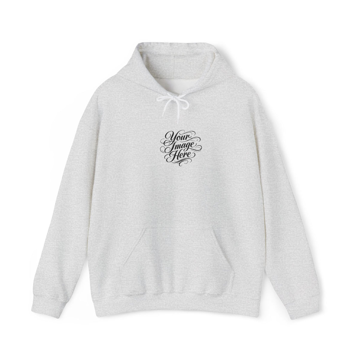 EMBROIDERED Custom Image (Light Colors/Shades) Hoodies