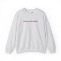 EMBROIDERED Custom Name, Quote, Date - (Light Colors/Shades) Pullover Sweatshirts