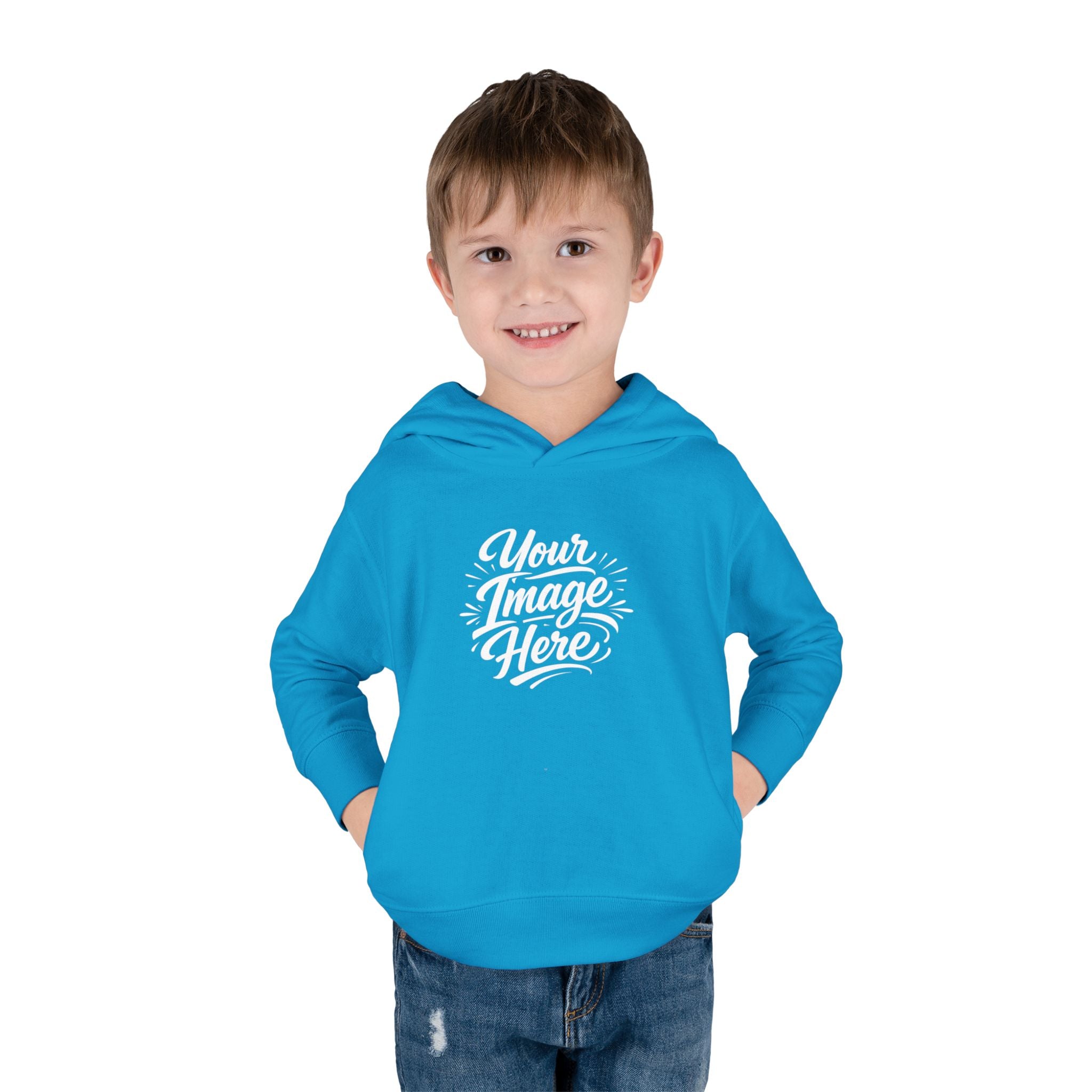 Toddler Hoodie — Custom Image & Optional Text