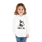 Toddler Halloween Cat Hoodie – Cute Black Kitty with Pumpkins Pullover