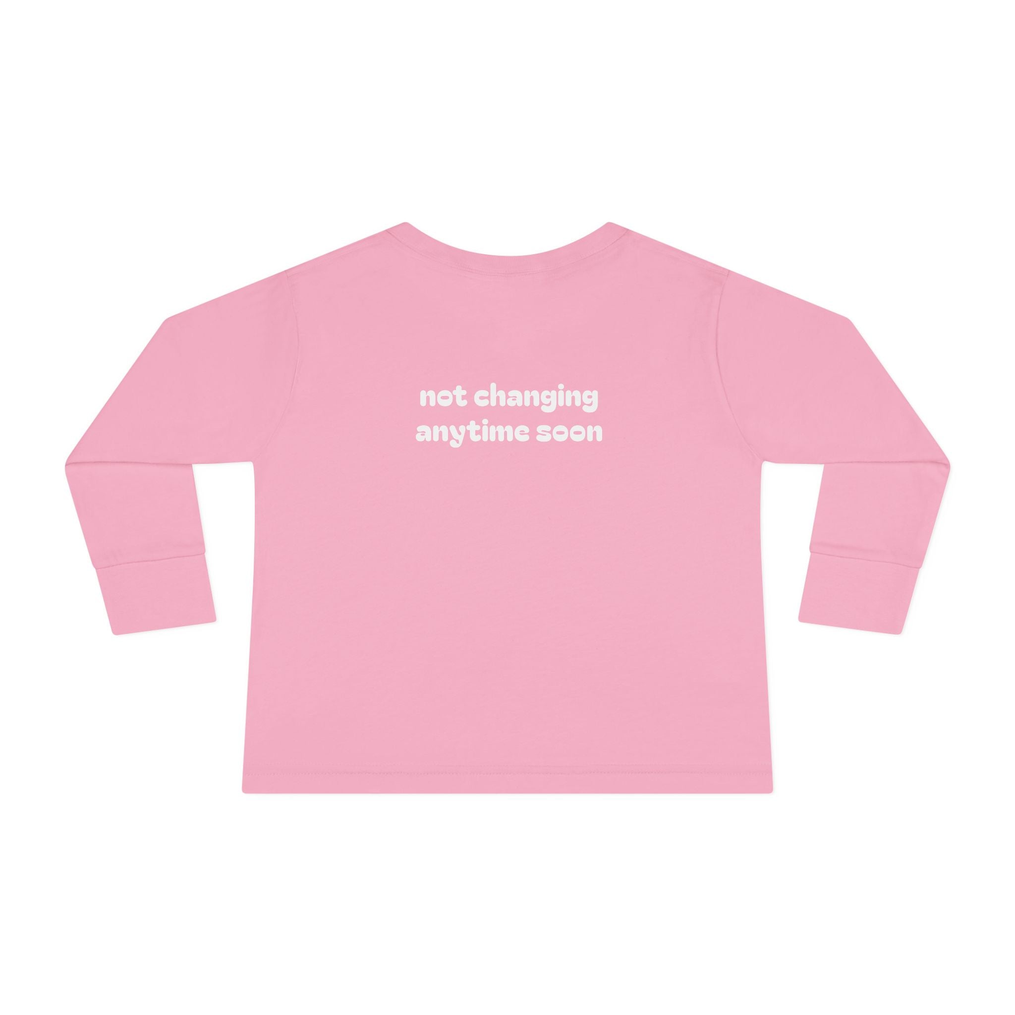 Sassy Since Birth — Not Changing Anytime Soon | Front & Back Toddler Tee
