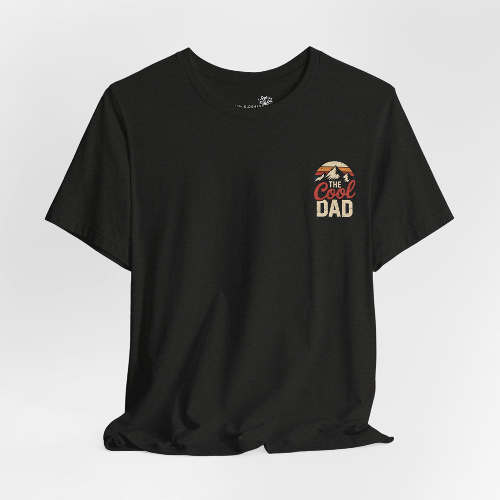 The Cool Dad — Left Chest Print T-Shirt