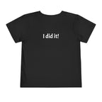 Little Miss Kindergarten Grad. FRONT & BACK — Toddler Graduation Tee