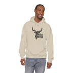 Big Racks Matter Deer Antler Hunting Graphic - Cozy Hoodie