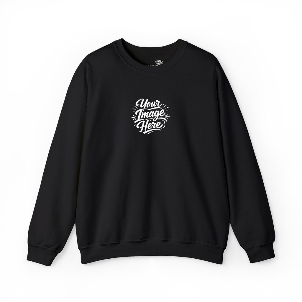 EMBROIDERED Custom Image (Dark Colors/Shades) Pullover Sweatshirts
