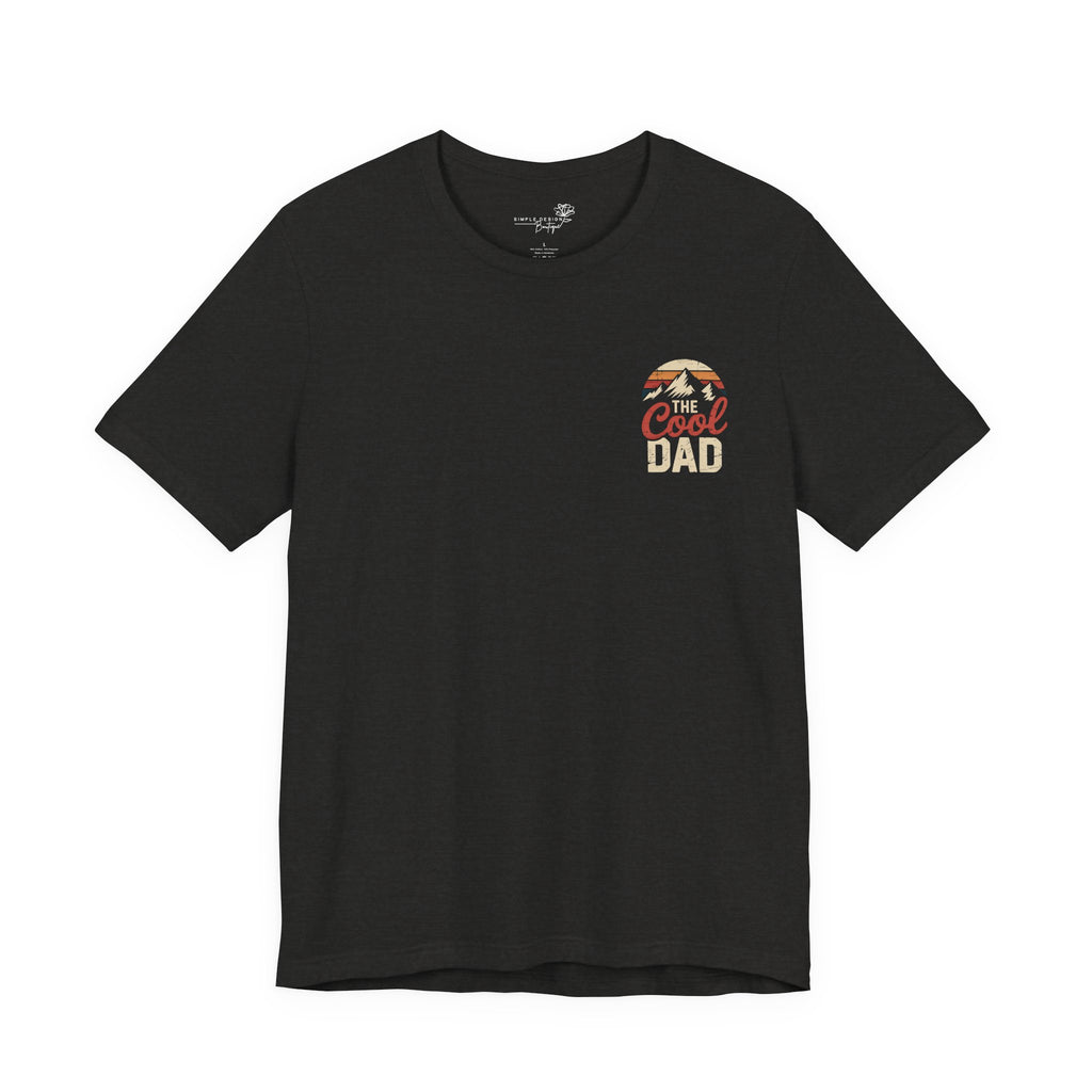 The Cool Dad — Left Chest Print T-Shirt