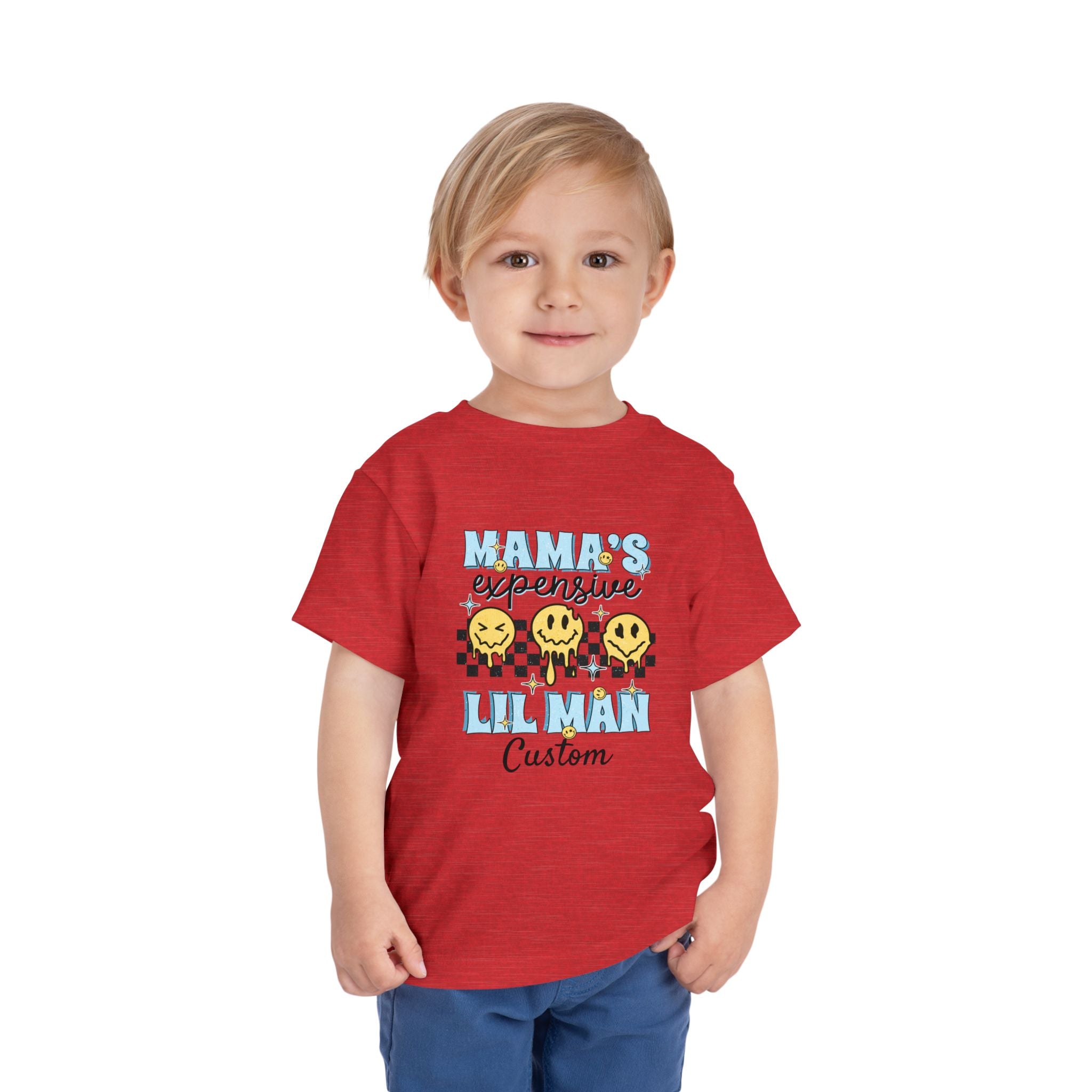Mama's Expensive Little Man — Customizable Toddler Tee