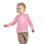 Toddler Long Sleeve Tee — Custom Image & Optional Text