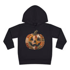 Toddler Halloween Pumpkin Hoodie — Patchwork Jack-O'-Lantern Pullover