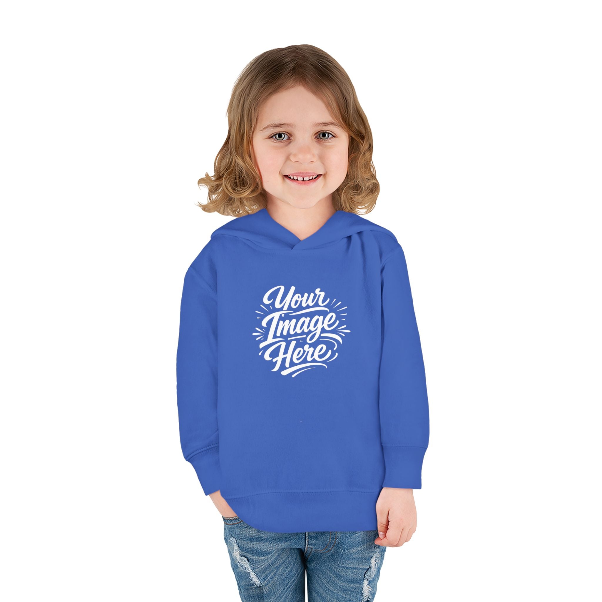 Toddler Hoodie — Custom Image & Optional Text