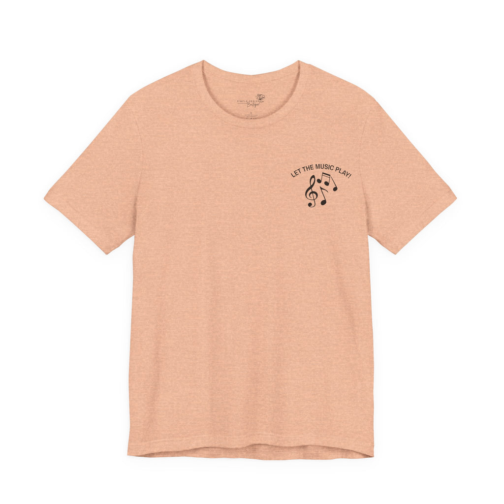 Musical Notes Unisex T-Shirt — Subtle Graphic Tee for Music Lovers 🎵