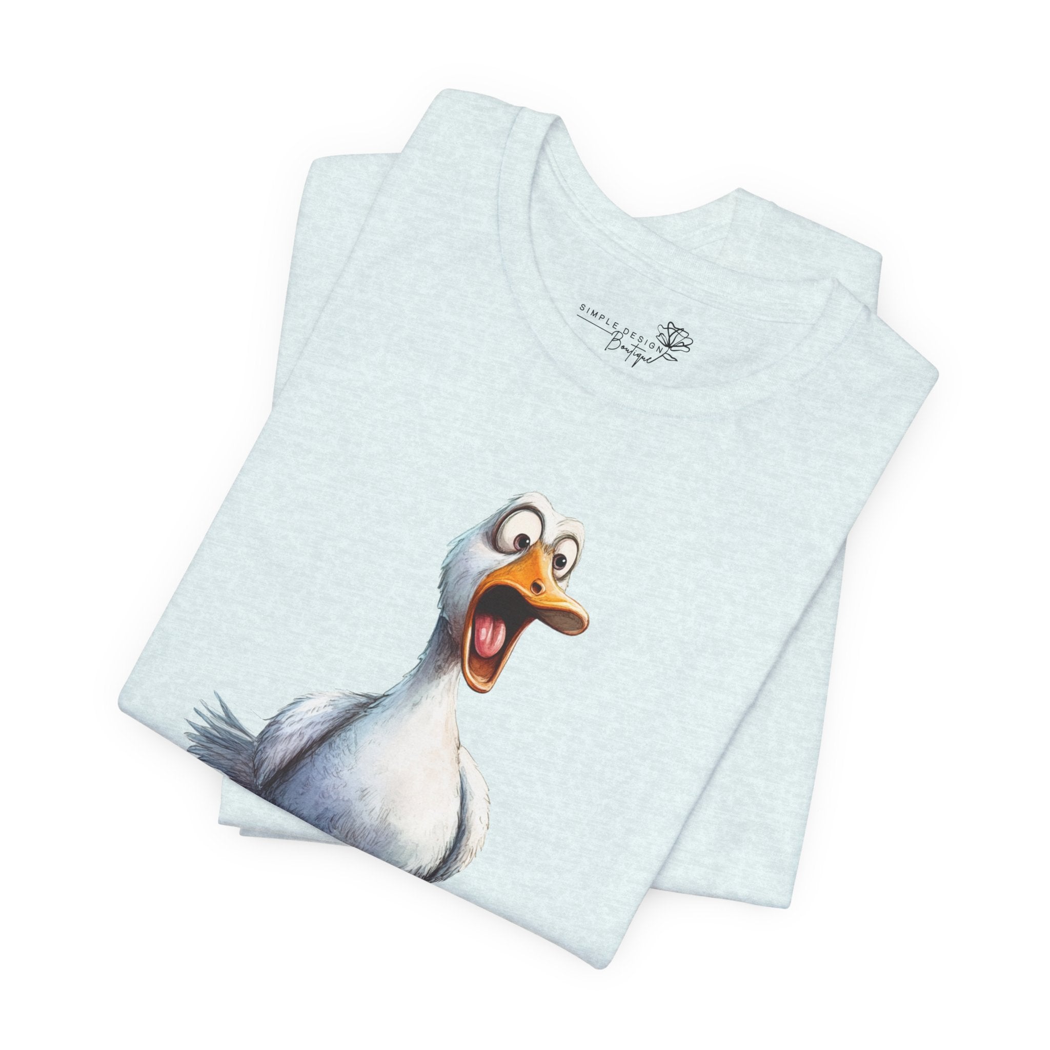 Oh No You Didn't! Surprised Duck Unisex T-Shirt - Print
