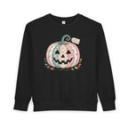 Toddler Sweatshirt - Patchwork Jack-O'-Lantern Pumpkin Pullover