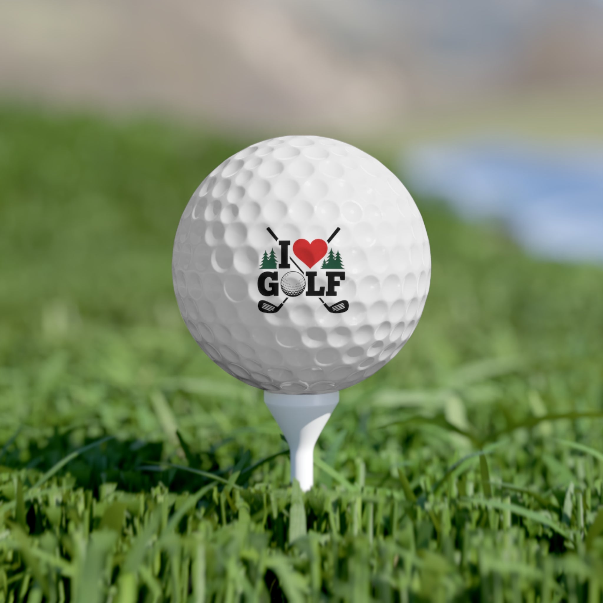 Personalized Golf Balls — Upload Your Photo or Keep Design | 6-Pack