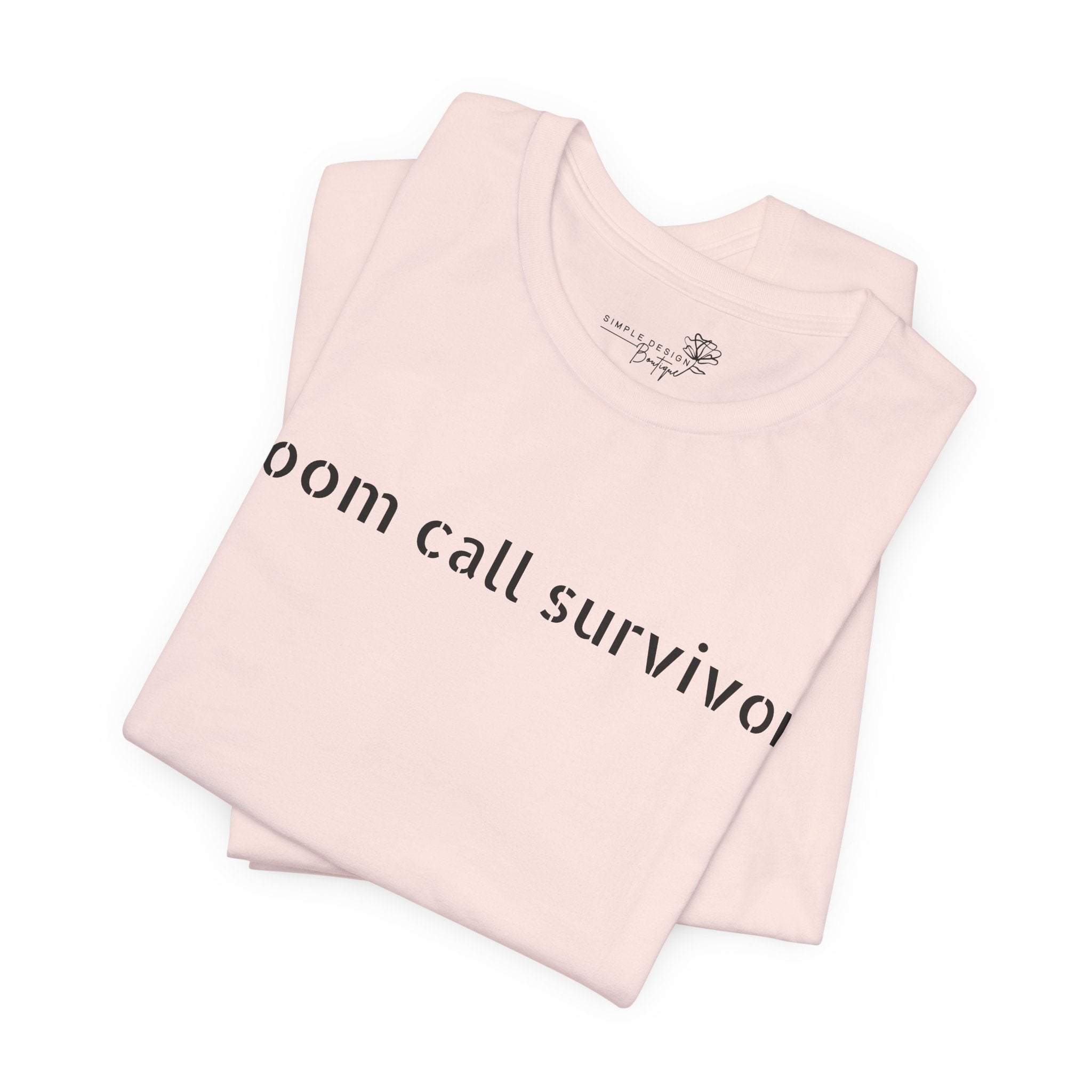 Zoom Call Survivor Funny Work From Home T-Shirt