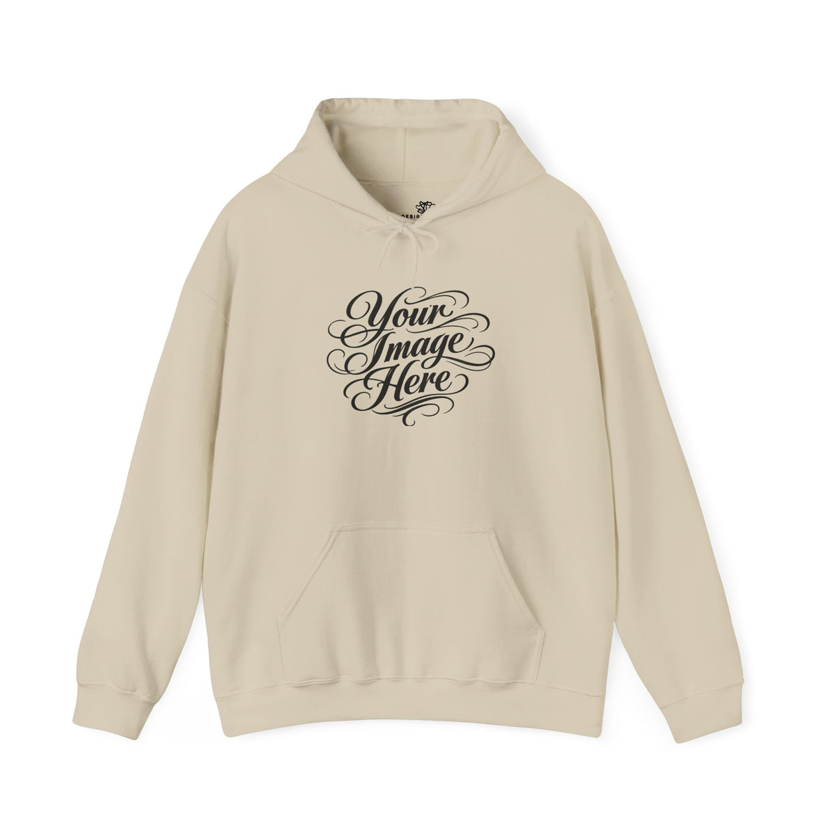 Custom Image & Optional Text Graphic Print - Cozy Hoodie