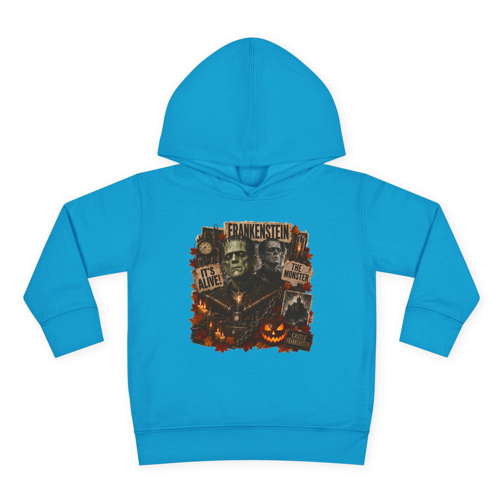 Frankenstein Toddler Hoodie - Cute Spooky Halloween Pullover