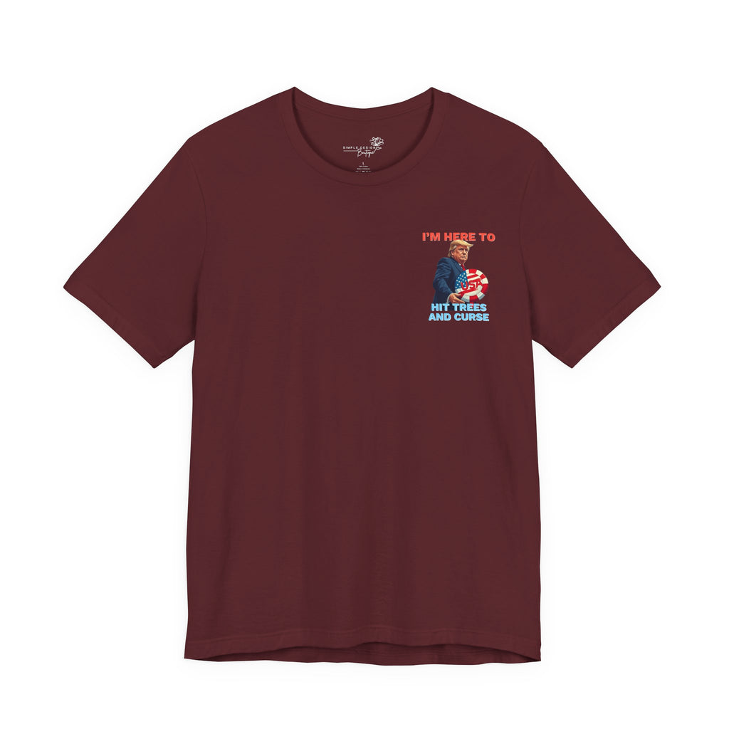 Trump Golf T-Shirt — Funny Political Golf Tee