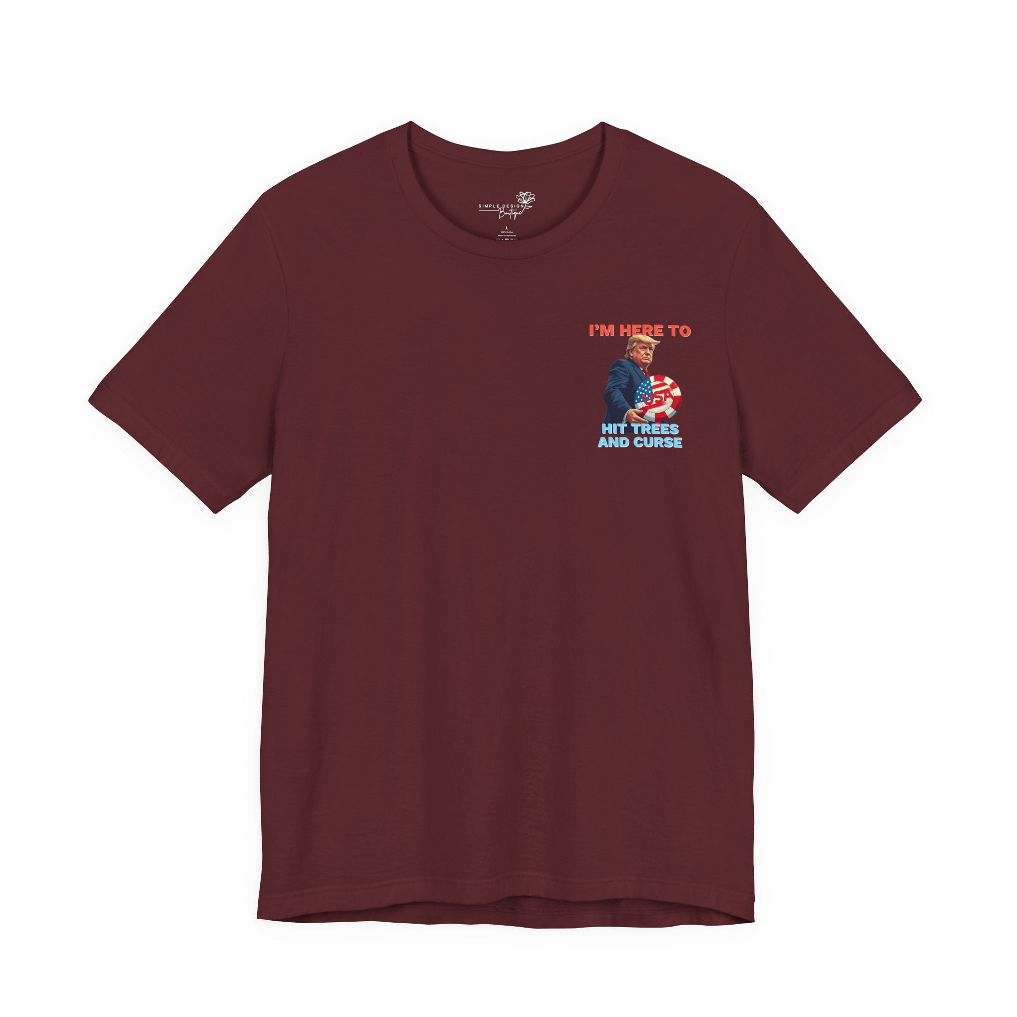 Trump Golf T-Shirt — Funny Political Golf Tee