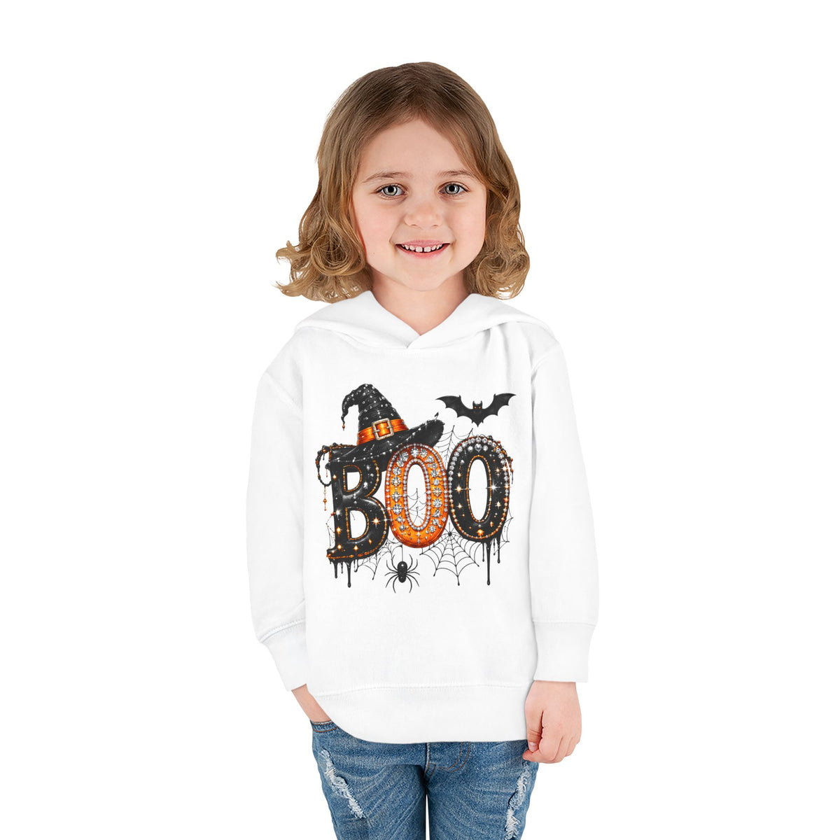 Toddler Halloween BOO Pullover Hoodie