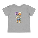 Cute Duckling Toddler Tee - Purple Rose Illustration