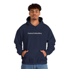 EMBROIDERED Custom Text (Dark Colors/Shades) Cozy Unisex Hoodies